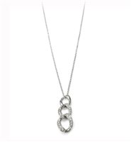 Collana Bliss Donna in Oro bianco Diamante 1375700